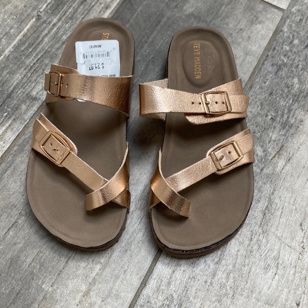 Steve Madden Rose Gold Sandals